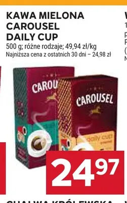Kawa mielona Carousel Daily Cup promocja w Stokrotka