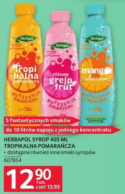 Syrop Herbapol Tropikalna Pomarańcza promocja w Selgros