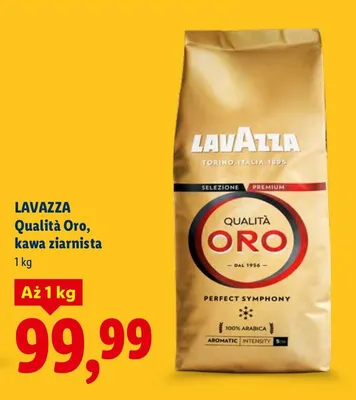 Kawa ziarnista Qualità Oro promocja w Lidl