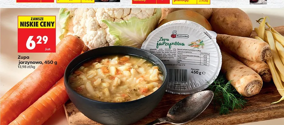 Zupa jarzynowa Biedronka promocja w Biedronka