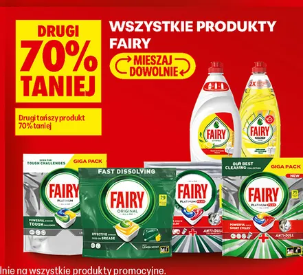 Produkty Fairy promocja w Biedronka