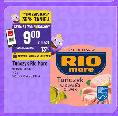 Tuńczyk w oliwie z oliwek Rio Mare promocja w POLOmarket