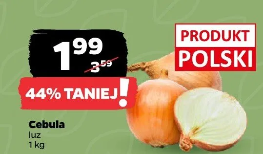 Cebula luz promocja w Netto
