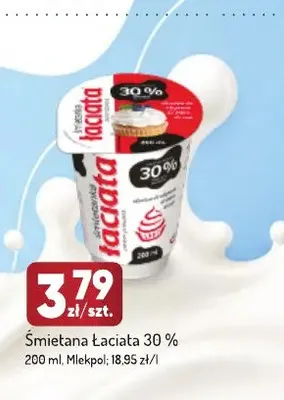 Śmietana Łaciata 30% promocja w Avita