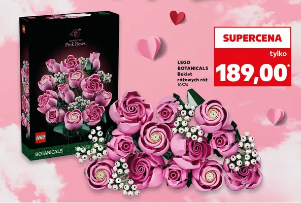 Bukiet różowych róż promocja w Kaufland