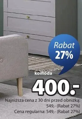 Komoda Framlev okleina S80 x W73 x G46 cm promocja w Jysk