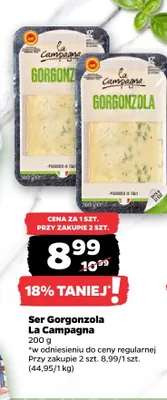 Ser Gorgonzola La Campagna promocja w Netto
