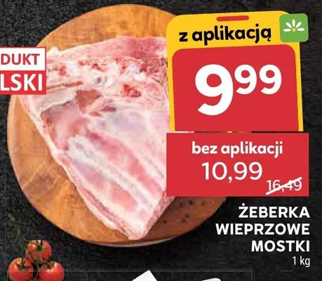 Żeberka wieprzowe mostki promocja w Stokrotka