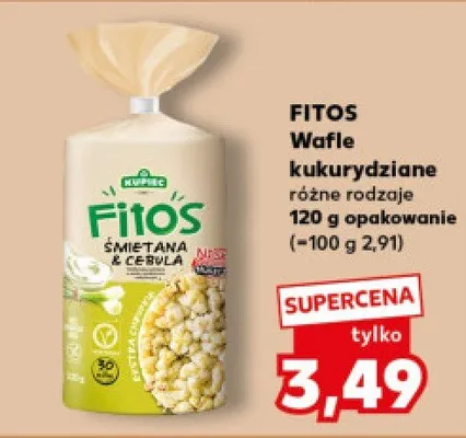 Wafle kukurydziane różne rodzaje promocja w Kaufland