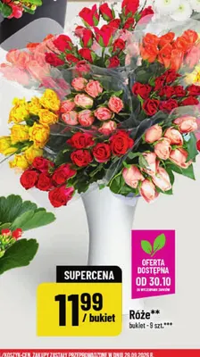 Róże bukiet 9-pak promocja w POLOmarket