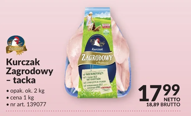 Kurczak zagrodowy - taczka promocja w Makro