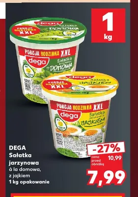 Sałatka jarzynowa z jajkiem Dega promocja w Kaufland