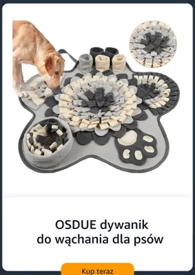 OSDUE dywanik do wąchania dla psów promocja w Amazon