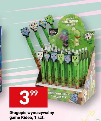 Długopis wymazywalny game Kidea promocja w Twój Market