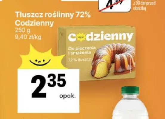 Tłuszcz roślinny 72% Codzienny promocja w Delikatesy Centrum