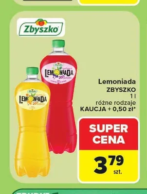 Lemoniada Zbyszko klasyczna promocja w Carrefour Market