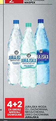 Woda niegazowana Jurajska promocja w Wafelek