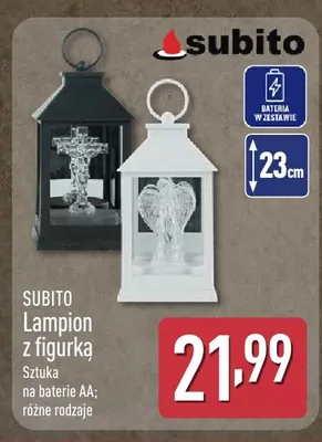 Lampion z figurką Subito promocja w Aldi