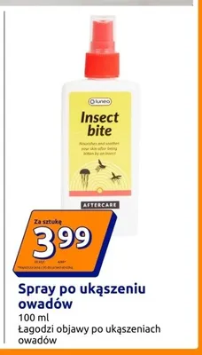 Spray po ukąszeniu owadów Lunea promocja w Action