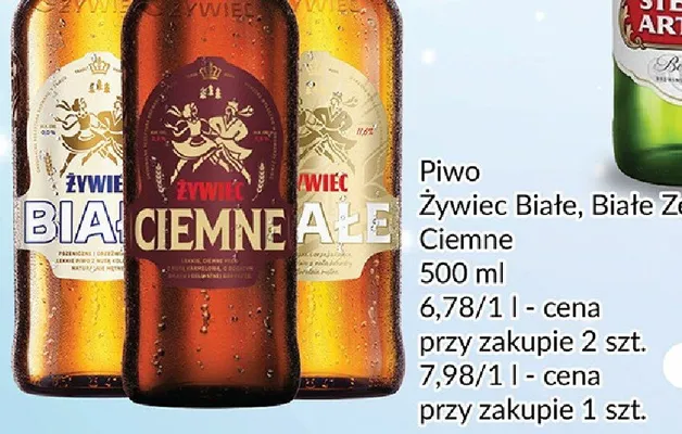 Piwo Żywiec Białe, Białe Zero, Ciemne promocja w Prim Market