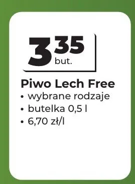 Piwo bezalkoholowe Lech Free promocja w Odido