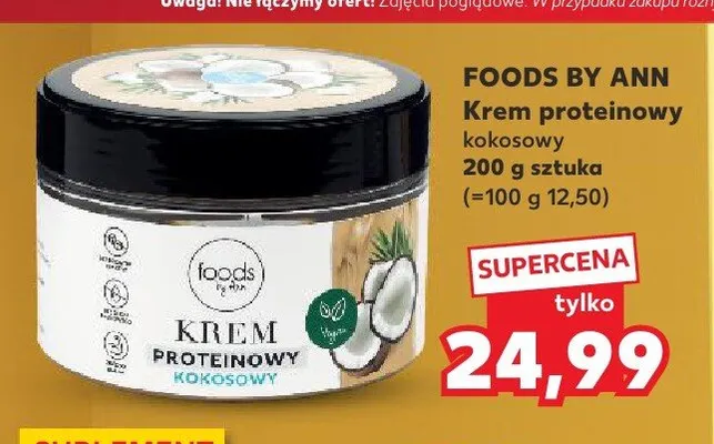 Krem proteinowy kokosowy Foods by Ann promocja w Kaufland