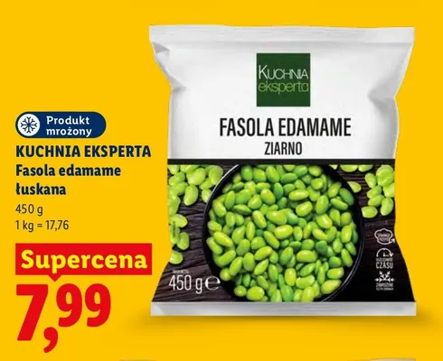 Fasola edamame łuskana Kuchnia Eksperta promocja w Lidl
