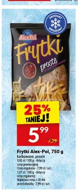 Frytki proste Alex-Pol promocja w Twój Market