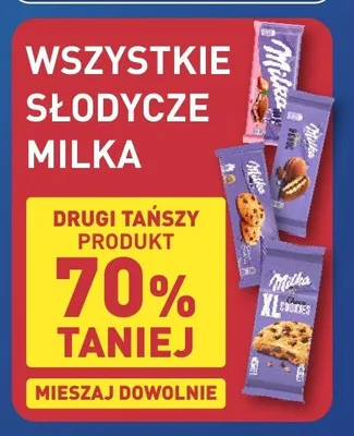 Słodycze Milka promocja w Aldi