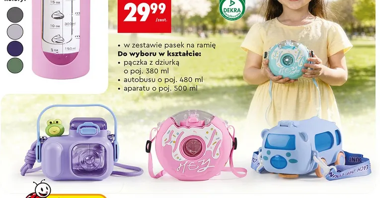 Bidon autobus promocja w Biedronka