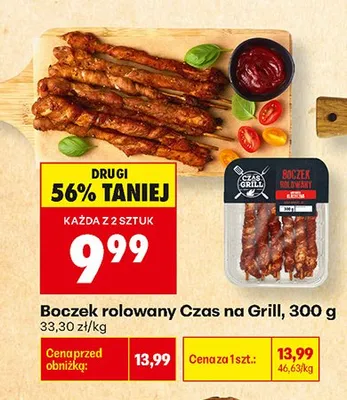 Boczek rolowany Czas na Grill promocja w Biedronka