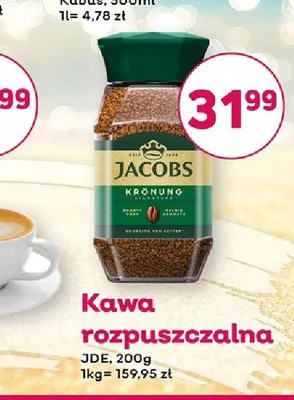 Kawa rozpuszczalna Jacobs Krönung 200 g promocja w Bliski