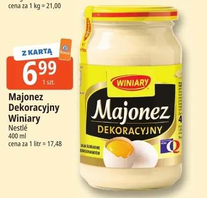 Majonez Dekoracyjny Winiary promocja w Leclerc