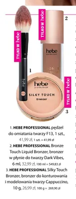 Bronze Touch Liquid Bronzer bronzer w płynie do twarzy Dark Vibes Hebe Professional promocja w Hebe