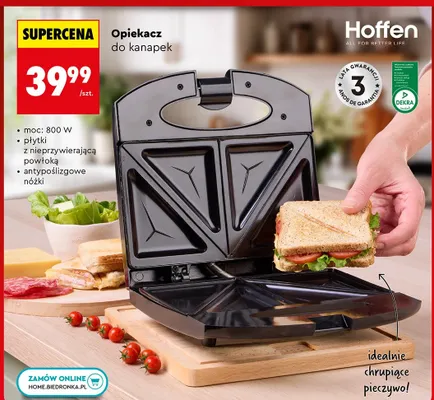 Opiekacz do kanapek promocja w Biedronka