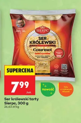 Ser Królewski tarty Sierpc promocja w Biedronka