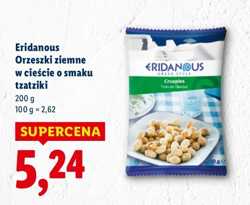 Orzeszki ziemne w cieście o smaku tzatziki promocja w Lidl
