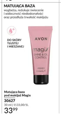 Matująca baza pod makijaż Avon Magix Shine & Oil Control promocja w AVON