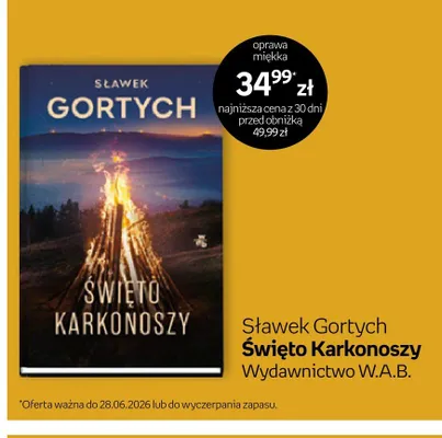 Książka Święto Karkonoszy Sławek Gortych promocja w Empik