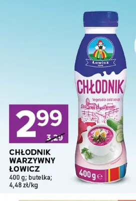 Chłodnik warzywny Łowicz promocja w Stokrotka