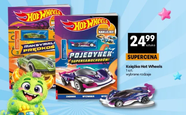 Książka Hot Wheels Maksymalna Prędkość promocja w Delikatesy Centrum