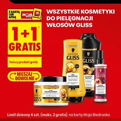 Ekspresowa odżywka regeneracyjna Schwarzkopf Gliss Color Perfector promocja w Biedronka