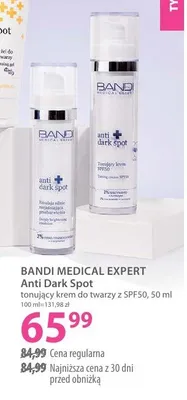 Rozjaśniający krem do twarzy z SPF50 promocja w Hebe