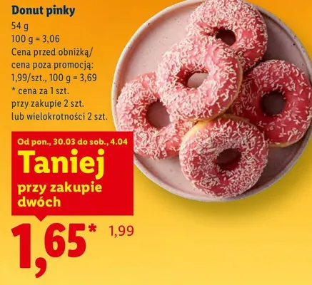 Donut pinky promocja w Lidl