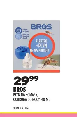 Płyn na komary Bros ochrona 60 nocy promocja w Drogerie Natura