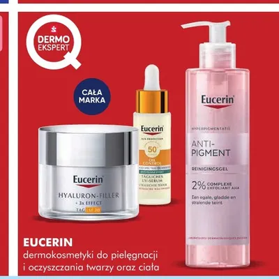 Dermokosmetyki do pielęgnacji i oczyszczania twarzy oraz ciała Eucerin promocja w Super-Pharm