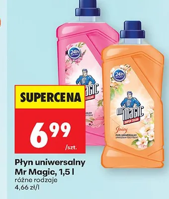 Płyn uniwersalny Mr Magic promocja w Biedronka