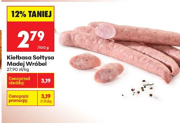 Kiełbasa Sołtysa promocja w Biedronka