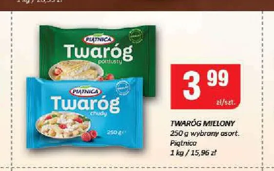 Twaróg mielony chudy Piątnica promocja w Chorten