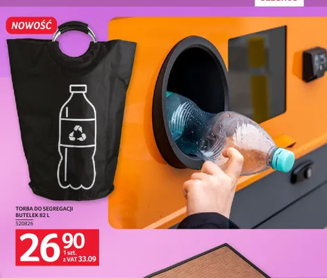 Torba do segregacji butelek 82 l promocja w Selgros